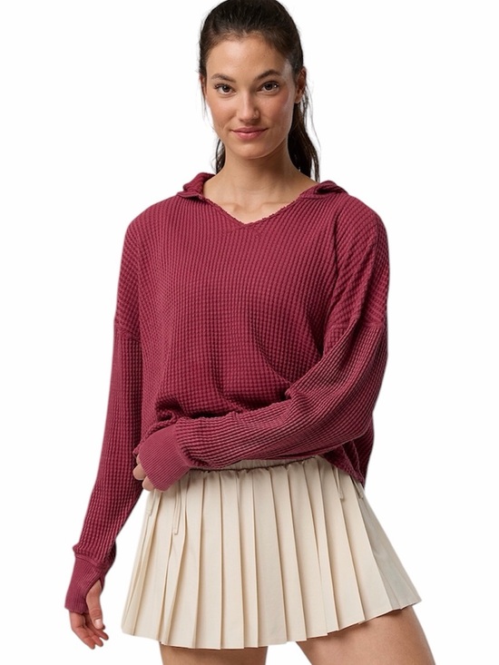 aerie Tops - Aerie ($60) Offline Wow! Waffle Hoodie - PTP 23